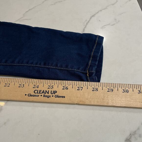 Women's Straight Leg Jeans - Blue - Picture 8 of 8